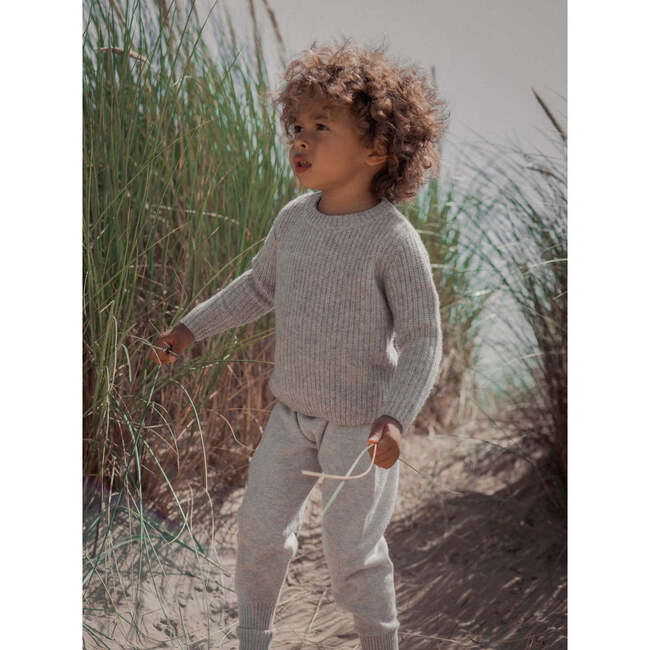 Fisherman Jumper, Grey - Jumpers - 5