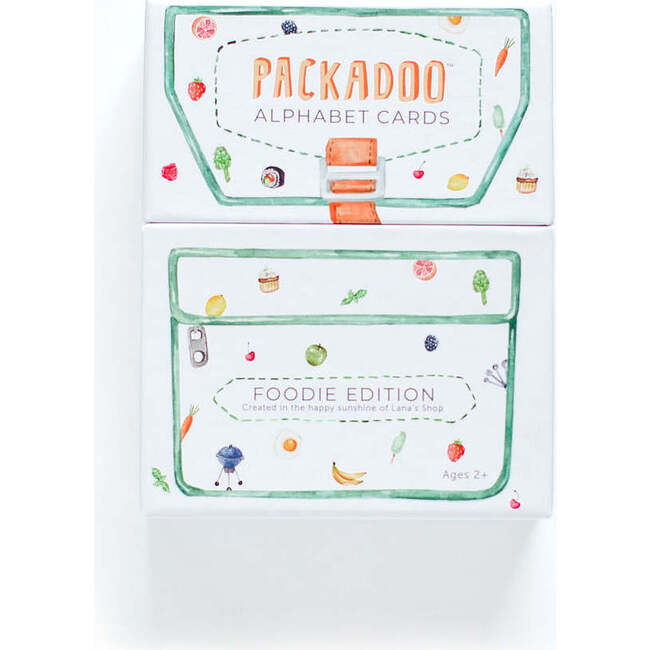 Packadoo Alphabet Cards Foodie Edition, Multi - Games - 1