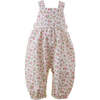 Rose Babycord Dungarees, Cream - Overalls - 1 - thumbnail