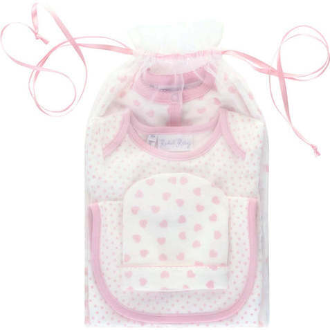 Heart Welcome Baby Set, Pink