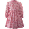 Meadow Print Button-front Dress, Pink - Dresses - 2 - thumbnail