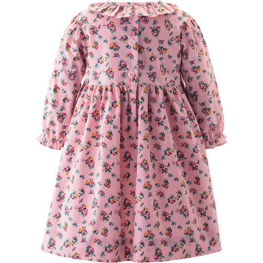 Mini Floral Smocked Dress & Bloomers, Pink