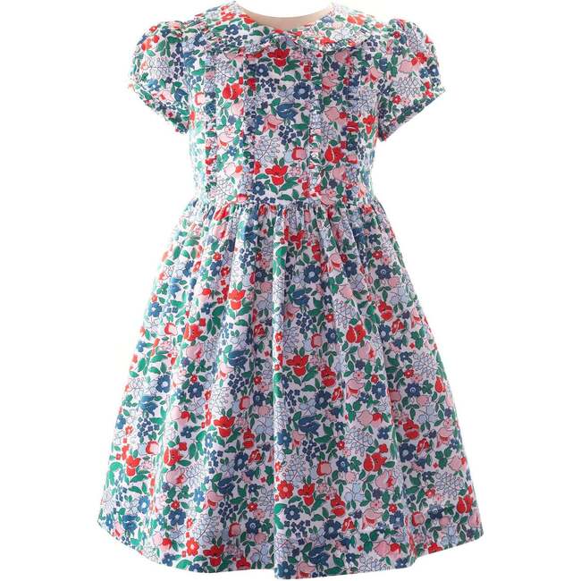 Floral Frill Dress, Multi - Rachel Riley Dresses | Maisonette