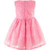 Rosette Tulle Dress, Pink - Dresses - 2