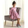 Pony Flannel Dress, Pink - Dresses - 3 - thumbnail