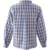Check Flannel Tartan Shirt, Blue - Shirts - 2 - thumbnail