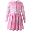 Breton Striped Jersey Dress, Pink - Dresses - 2