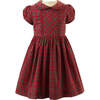 Tartan Frill Dress, Red - Dresses - 1 - thumbnail
