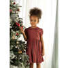 Tartan Frill Dress, Red - Dresses - 3