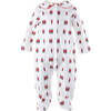 Soldier Print Babygro, White - Onesies - 1 - thumbnail
