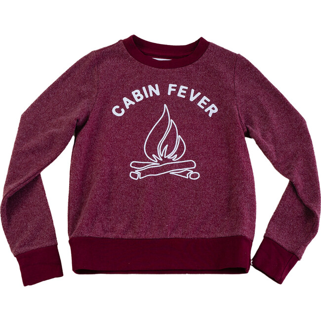 Cabin Fever Hacci Pullover, Scarlet