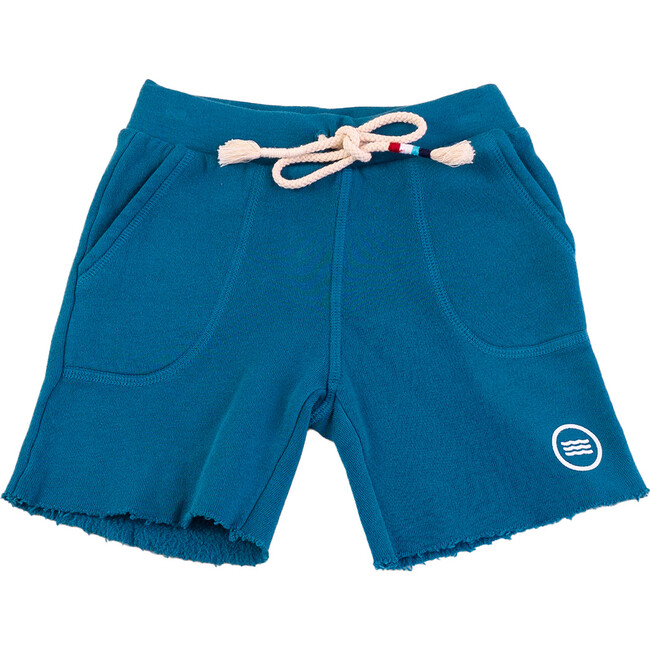 Waves Boy Short, Teal - Shorts - 1