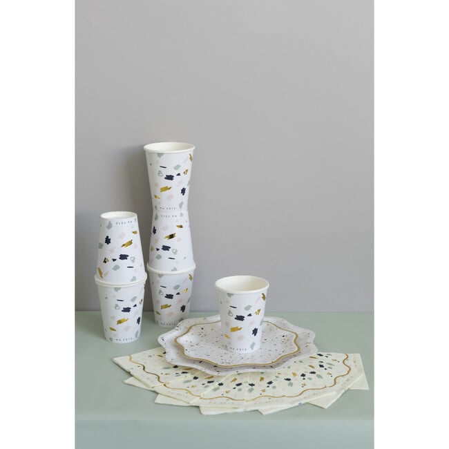 Terrazzo Paper Cups, Multi - Drinkware - 3