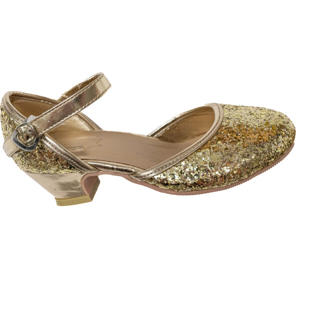 A Leading Role Gold Sparkle Heels - Costume Accessories - 1