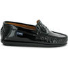 Patent Leather Penny Moccasin, Black - Loafers - 1 - thumbnail