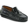 Patent Leather Penny Moccasin, Black - Loafers - 2