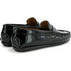 Adult Patent Leather Penny Moccasin, Black - Loafers - 4
