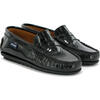 Patent Leather Penny Moccasin, Black - Loafers - 3