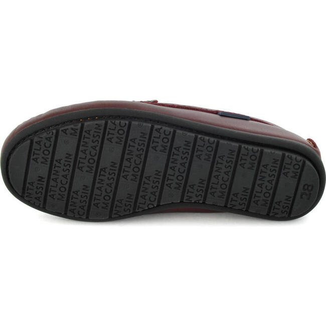 Pull up Leather Penny Moccasins, Burgundy - Loafers - 6