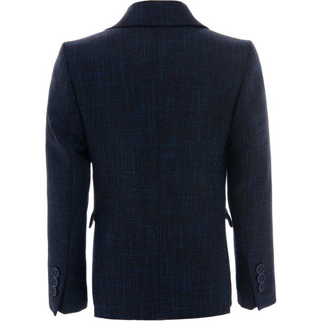 Cobalt Peak Lapel Blazer, Navy - Blazers - 3