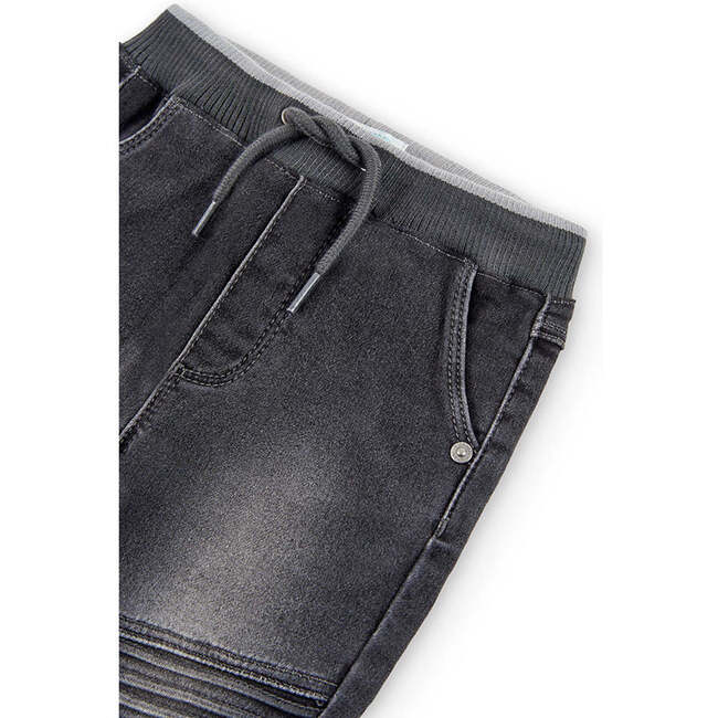 Streth Knit Pants, Grey