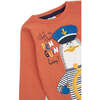 Sailor Graphic T-Shirt, Orange - Tees - 2 - thumbnail