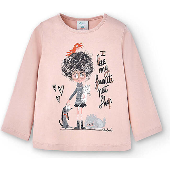 Pet Shop Graphic T-Shirt, Pink