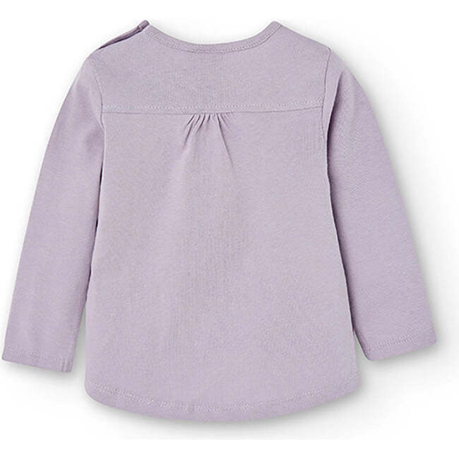 Snow Girl Graphic T-Shirt, Mauve - T-Shirts - 4