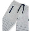 Melange Fleece Sweatpants, Grey - Sweatpants - 2