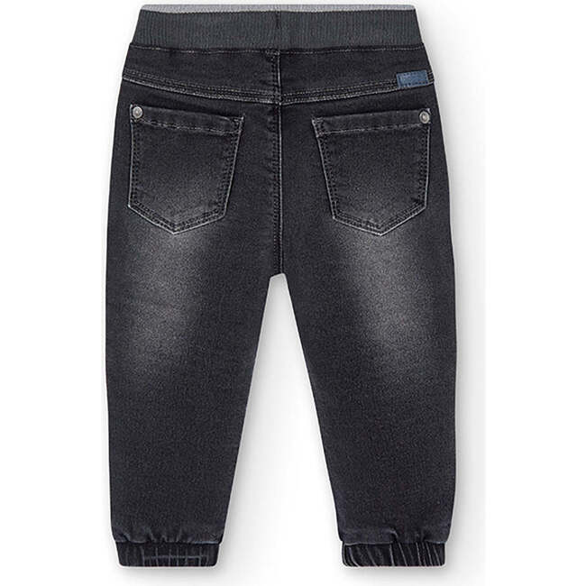 Streth Knit Pants, Grey - Pants - 4
