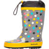 Polka Dot Rainboots, Grey - Rain Boots - 2