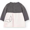 Love Knitted Dress, Grey - Dresses - 2