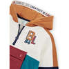Half Zip Logo Hoodie, Multicolored - Sweatshirts - 2 - thumbnail
