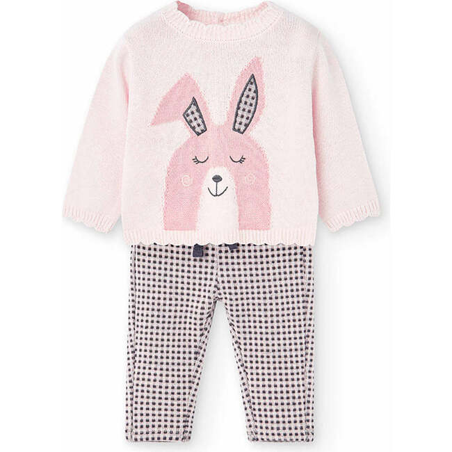 Bunny Graphic Outfit, Pink