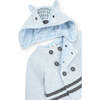 Fluffy Knit Jacket, Light Blue - Jackets - 3