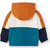 Half Zip Logo Hoodie, Multicolored - Sweatshirts - 4 - thumbnail