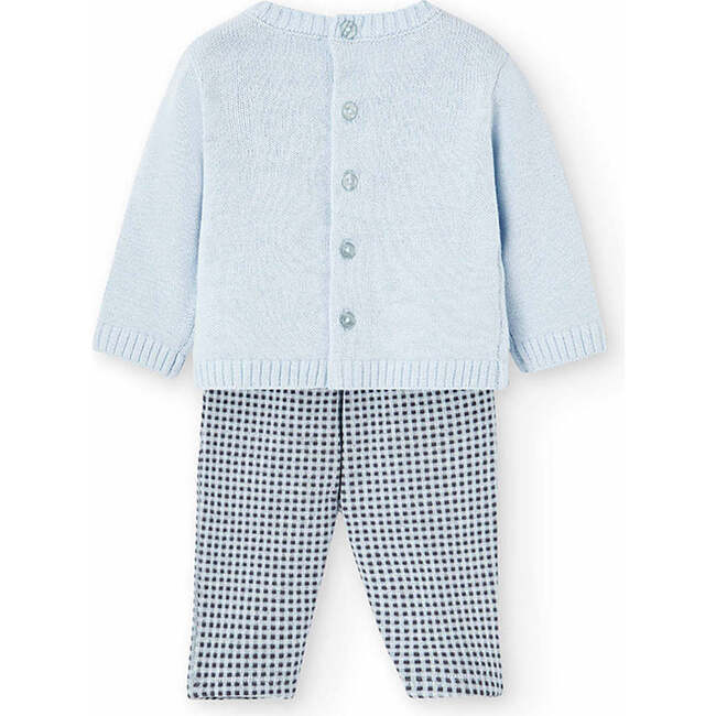 Bunny Graphic Outfit, Light Blue - Mixed Apparel Set - 4