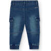 Denim Patch Jeans, Blue - Jeans - 4