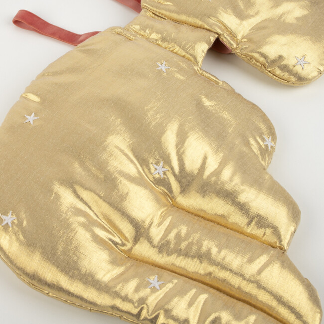 Gold Quilted Angel Wings & Crown - Costumes - 3