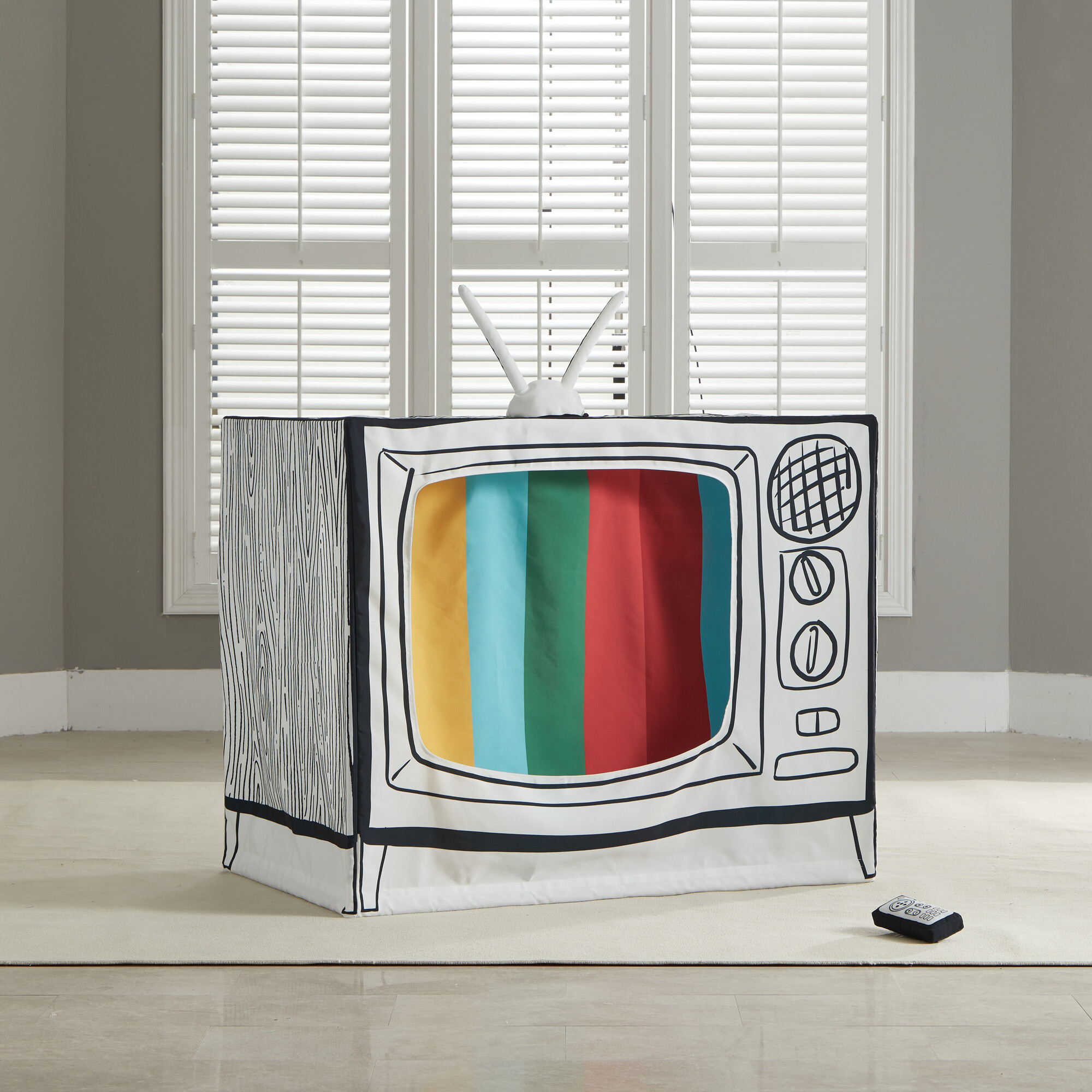Retrovision TV Playhome, Multicolors - Playhouses - 1