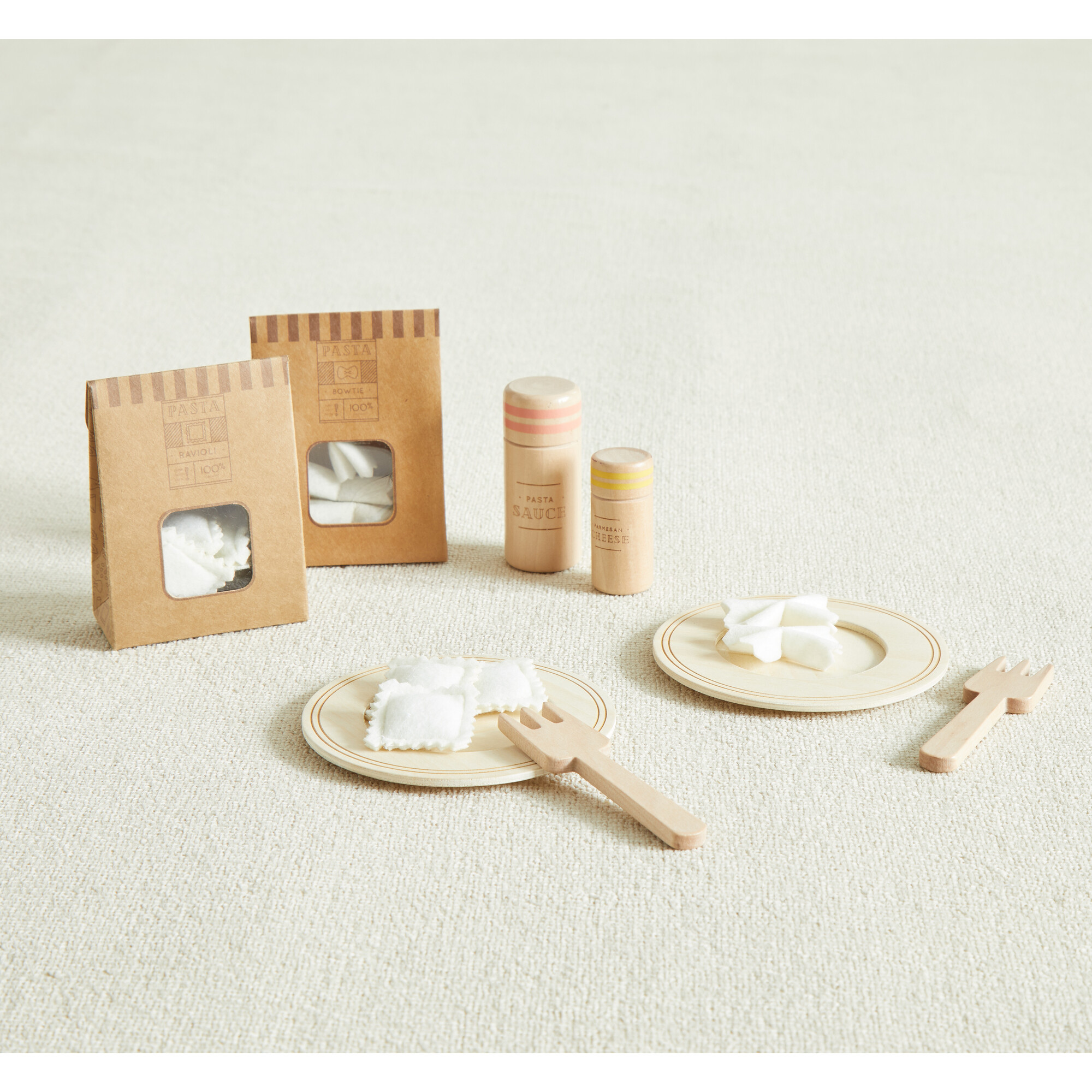 Table it Pasta Set, Natural - Play Food - 1