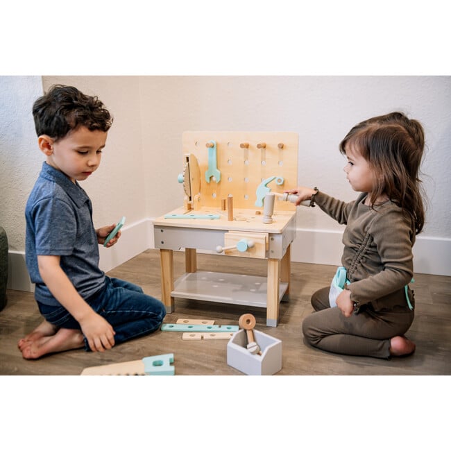 Little Builder Workbench, Natural - Play Tables - 2