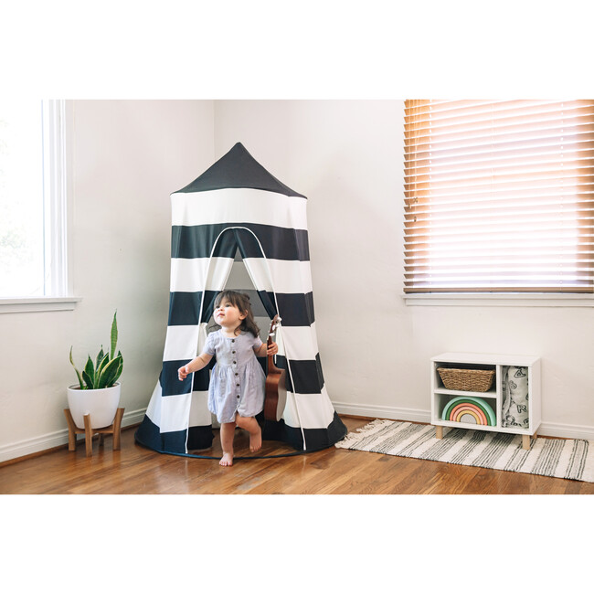 Black and White Pop Up Playhome, Stripes - Playhouses - 5