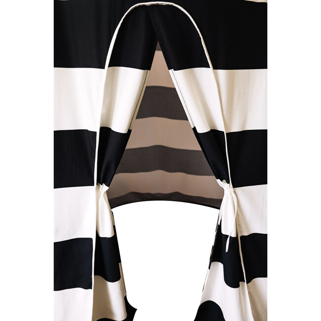 Black and White Pop Up Playhome, Stripes - Playhouses - 7