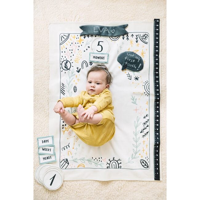 Milestone Baby Mat, Multicolors - Playmats - 9