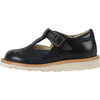 Rosie Leather, Navy - T-Straps - 2