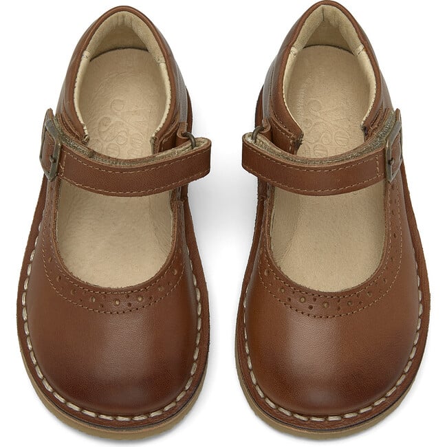 Martha Leather, Tan Burnished - Mary Janes - 3