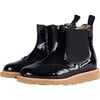 Francis Leather, Black Patent - Boots - 1 - thumbnail