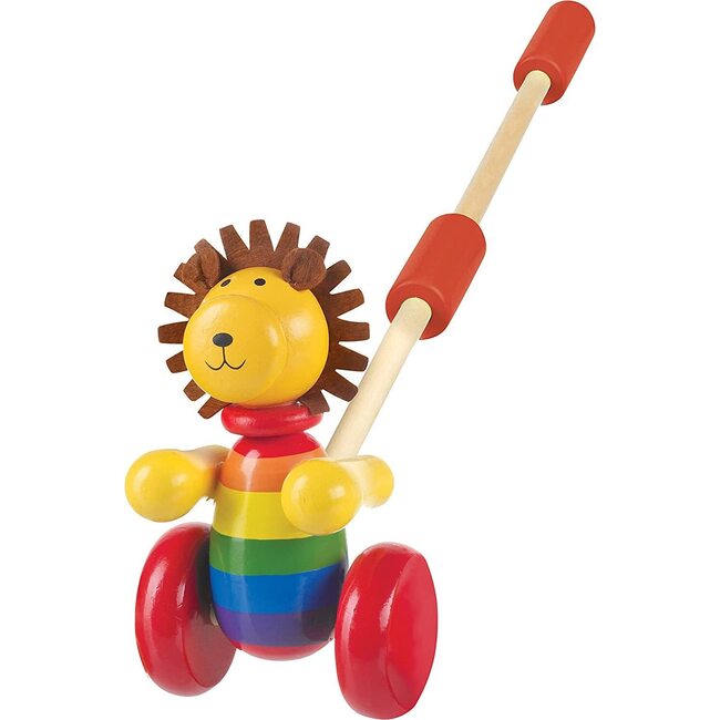 Orange Tree Toys Lion Push Along - Push & Pull - 1