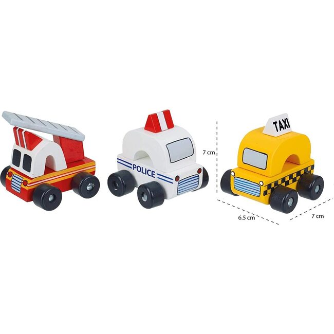 Orange Tree Toys New York Vehicles - Push & Pull - 2
